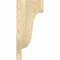 Ekena Millwork Newport Rough Sawn Corbel, Douglas Fir, 6"W x 10"D x 22"H COR06X10X22NEW00RDF - alternate 3